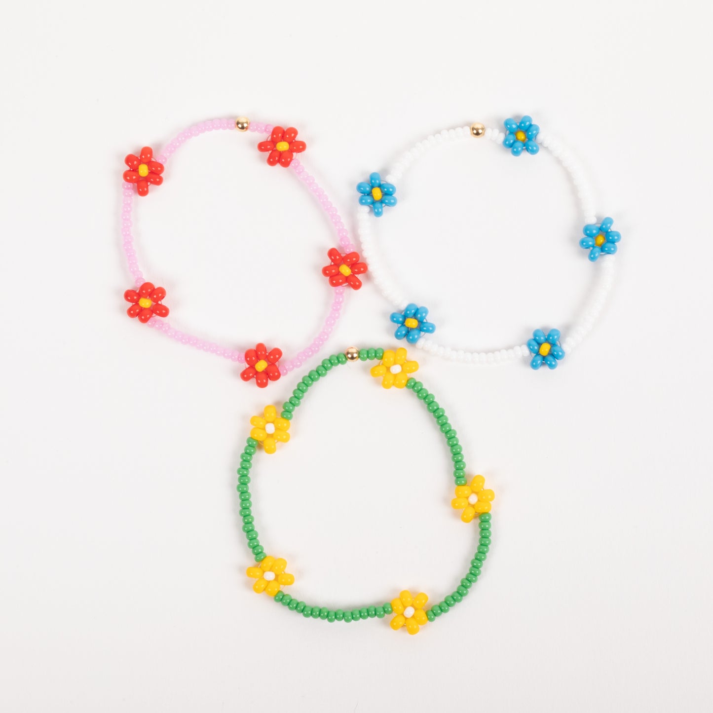 Petite Flower Bracelets set