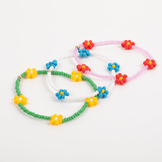 Petite Flower Bracelets set